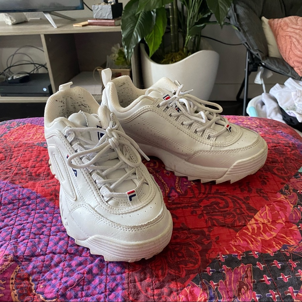 FILA Chunky White Sneakers